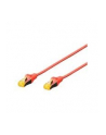 DIGITUS CAT 6A S-FTP patch cable Cu LSZH AWG 26/7 length 3 m color red - nr 1