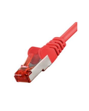 DIGITUS CAT 6A S-FTP patch cable Cu LSZH AWG 26/7 length 3 m color red