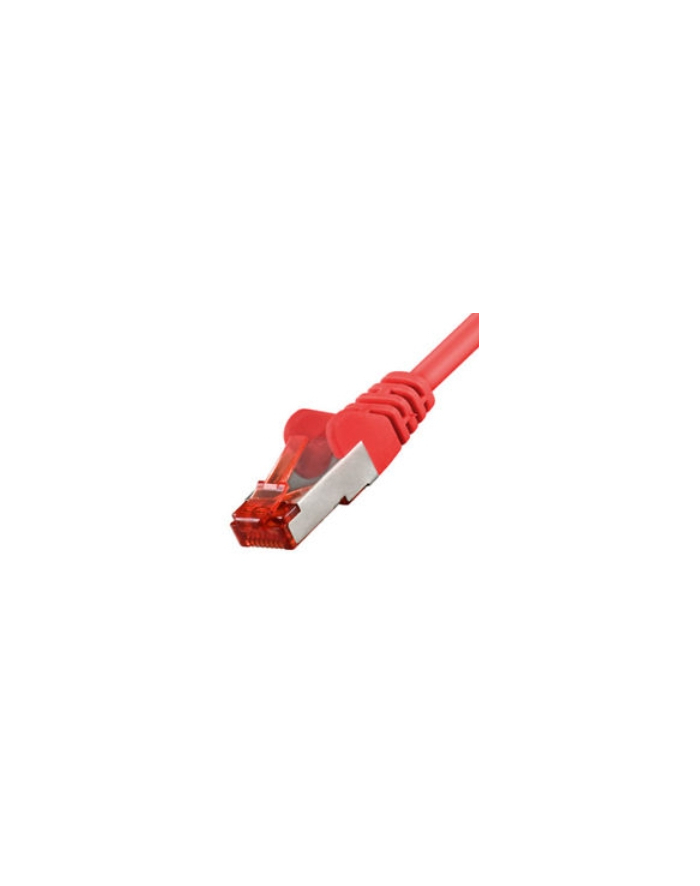 DIGITUS CAT 6A S-FTP patch cable Cu LSZH AWG 26/7 length 3 m color red główny