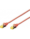 DIGITUS CAT 6A S-FTP patch cable Cu LSZH AWG 26/7 length 3 m color red - nr 6