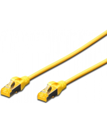 DIGITUS CAT 6A S-FTP patch cable Cu LSZH AWG 26/7 length 3 m color yellow nr 1