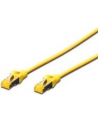 DIGITUS CAT 6A S-FTP patch cable Cu LSZH AWG 26/7 length 3 m color yellow - nr 3