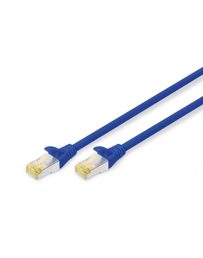 DIGITUS CAT 6A S-FTP patch cable Cu LSZH AWG 26/7 length 5 m color blue główny