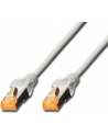 DIGITUS Kabel krosowy (patch cord) RJ45-RJ45 kat.6A S/FTP AWG 26/7 LSOH 25m szary 1szt - nr 10