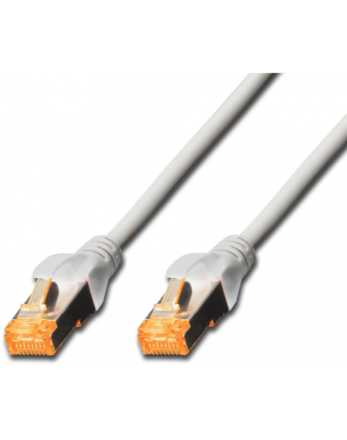 DIGITUS Kabel krosowy (patch cord) RJ45-RJ45 kat.6A S/FTP AWG 26/7 LSOH 25m szary 1szt główny