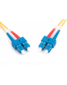 DIGITUS Kabel krosowy (patch cord) światłowodowy SC/SC dplx SM 9/125 OS2 LSOH 10m żółty - nr 9
