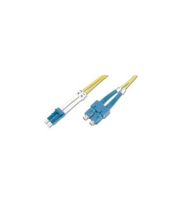 DIGITUS Fiber Optic Patch Cord SC APC to LC PC Singlemode 09/125 m Duplex Length 1 m
