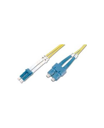 DIGITUS Fiber Optic Patch Cord SC APC to LC PC Singlemode 09/125 m Duplex Length 1 m