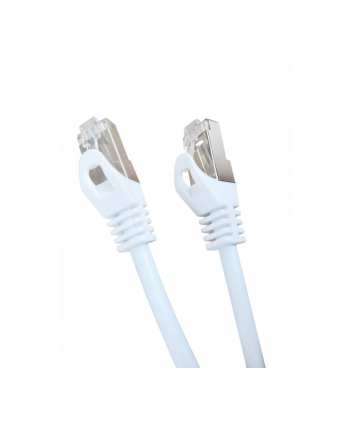 GEMBIRD PP6A-LSZHCU-W-0.5M patchcord RJ45 cat.6A SFTP LSZH 0.5m biały