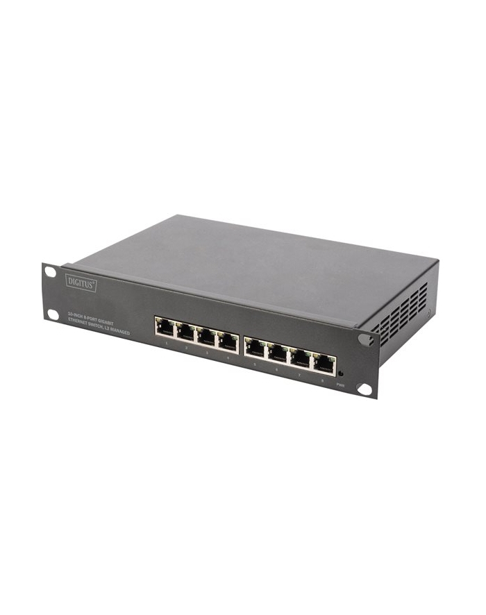DIGITUS N-80117 L2 managed Gigabit Ethernet Switch 8-port 10 inch główny