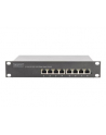 DIGITUS L2 managed Gigabit Ethernet PoE Switch 8-port PoE 10 inch 80W PoE budget - nr 8