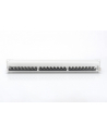 DIGITUS Patch Panel 19inch 24Port Cat6 shielded grey RAL7035 cableinstallation about LSA 10GBit up to 500 MHZ - nr 13