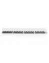 DIGITUS CAT 6A Class EA patch panel shielded 0.5U 24-port RJ45 incl. dust cover 8P8C color grey RAL 7035 - nr 2