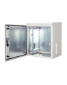 DIGITUS 7U wall mounting cabinet outdoor IP55 490x600x600 mm color grey RAL 7035 - nr 15