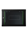 DIGITUS DN-19 09-U-EC-SW 9U wall mounting cabinet 505x600x450mm color Kolor: CZARNY RAL 9005 - nr 6