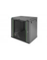 DIGITUS DN-19 12-U-EC-SW 12U wall mounting cabinet 638x600x450mm color Kolor: CZARNY RAL 9005 - nr 22