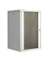 DIGITUS 19inch wall cabinet 20H SoHoline RAL7035 grey without tray H998xB600xT560mm - nr 10