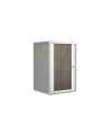 DIGITUS 19inch wall cabinet 20H SoHoline RAL7035 grey without tray H998xB600xT560mm - nr 11