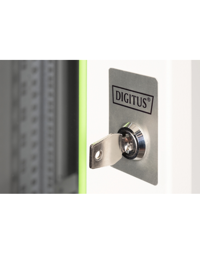 DIGITUS 19inch wall cabinet 20H SoHoline RAL7035 grey without tray H998xB600xT560mm główny