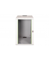 DIGITUS 19inch wall cabinet 20H SoHoline RAL7035 grey without tray H998xB600xT560mm - nr 21