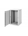DIGITUS 19inch wall cabinet 20H SoHoline RAL7035 grey without tray H998xB600xT560mm - nr 29