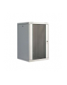 DIGITUS 19inch wall cabinet 20H SoHoline RAL7035 grey without tray H998xB600xT560mm - nr 2