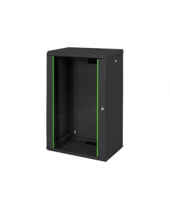 DIGITUS 20U wall mounting cabinet 998x600x450 mm color Kolor: CZARNY RAL 9005