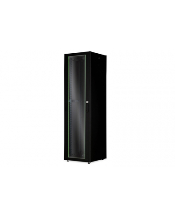 DIGITUS 22U network rack Dynamic Basic 1155x600x600mm color Kolor: CZARNY RAL 9005 with Glass Front door