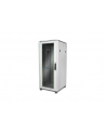 DIGITUS Network cabinet 19inch 26U grey 6/8 H1342mmxB600mmxT600mm with glass door incl. 28xSreew-Set up to 600KG - nr 1