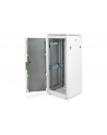 DIGITUS Network cabinet 19inch 26U grey 6/8 H1342mmxB600mmxT600mm with glass door incl. 28xSreew-Set up to 600KG - nr 3