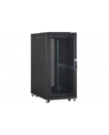 DIGITUS server cabinet 19inch 36HE Kolor: CZARNY RAL9005 1705x600x1000mm perforated door incl. 28x screw-set up to 1000 Kg