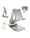 TECHLY Adjustable and Foldable Smartphone Tablet Holder for Desk - nr 15