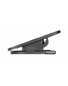 MANHATTAN Ergonomic Adjustable Footrest Under-Desk Comfort and Productivity Enhancer 300 x 380mm 12 x 15in. Rubberized Surface Black - nr 19