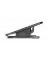 MANHATTAN Ergonomic Adjustable Footrest Under-Desk Comfort and Productivity Enhancer 300 x 380mm 12 x 15in. Rubberized Surface Black - nr 12