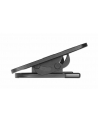 MANHATTAN Ergonomic Adjustable Footrest Under-Desk Comfort and Productivity Enhancer 300 x 380mm 12 x 15in. Rubberized Surface Black - nr 22