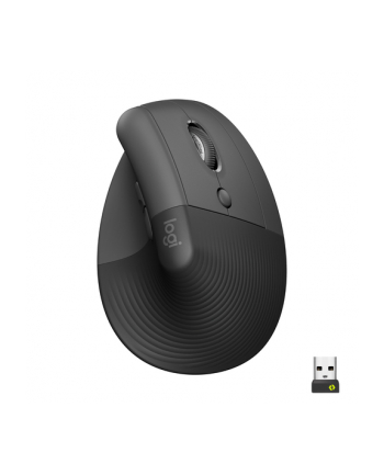 LOGITECH LIFT Right Vertical Ergonomic Mouse - GRAPHITE / BLACK - EMEA