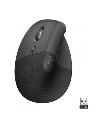 LOGITECH LIFT Left Vertical Ergonomic Mouse - GRAPHITE / BLACK - EMEA