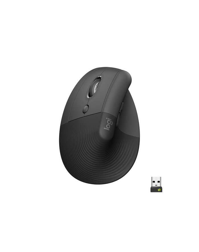 LOGITECH LIFT Left Vertical Ergonomic Mouse - GRAPHITE / BLACK - EMEA główny