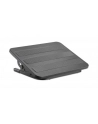 MANHATTAN Ergonomic Adjustable Footrest Under-Desk Comfort and Productivity Enhancer 300 x 380mm 12 x 15in. Rubberized Surface Black - nr 18