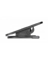 MANHATTAN Ergonomic Adjustable Footrest Under-Desk Comfort and Productivity Enhancer 300 x 380mm 12 x 15in. Rubberized Surface Black - nr 22