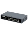 INTELLINET PoE-Powered 5-Port Gigabit Switch with PoE Passthrough One PoE++/4PPoE PD PoE Port with 95W Four PSE PoE ports up to 65W - nr 7