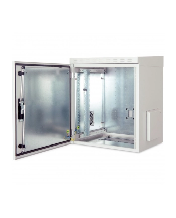 DIGITUS 7U wall mounting cabinet outdoor IP55 490x600x600 mm color grey RAL 7035