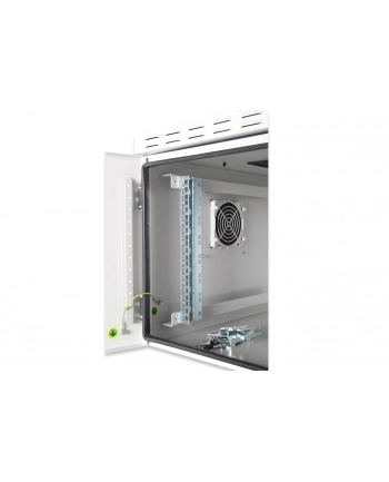DIGITUS IP55 outdoor wall mounting 9U 579x600x600 mm water and dust protected grey RAL7035