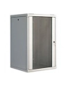 DIGITUS 19inch wall cabinet 20H SoHoline RAL7035 grey without tray H998xB600xT560mm - nr 16