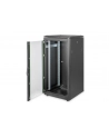 DIGITUS Network cabinet 19Inch 22U H21164mmxB600mmxT600mm Kolor: CZARNY RAL 9005 with glass door incl. 28xSreew-Set up to 600KG IP40 - nr 1