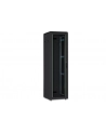 DIGITUS Network cabinet 19Inch 22U H21164mmxB600mmxT600mm Kolor: CZARNY RAL 9005 with glass door incl. 28xSreew-Set up to 600KG IP40 - nr 4
