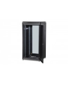 DIGITUS Network cabinet 19Inch 22U H21164mmxB600mmxT600mm Kolor: CZARNY RAL 9005 with glass door incl. 28xSreew-Set up to 600KG IP40 - nr 9