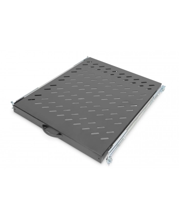 DIGITUS Fixed shelf 19inch network Cabinet up to 25KG vented Kolor: CZARNY extendable