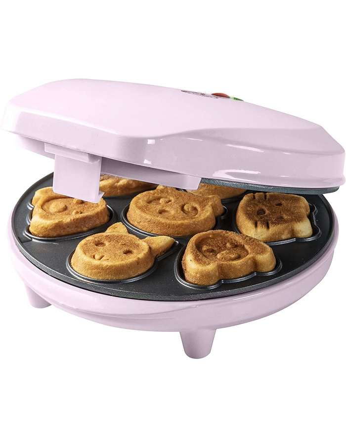 Bestron waffle iron animals AAW700P 700W pink główny