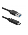 QOLTEC 50363 USB 3.1 type C male cable USB 3.0 A male 1.8m Black - nr 1